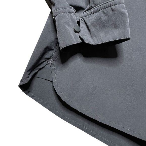 THE NORTH FACE Dome Long Sleeve Button Down Shirt Gray Size Large - Picture 7 of 9